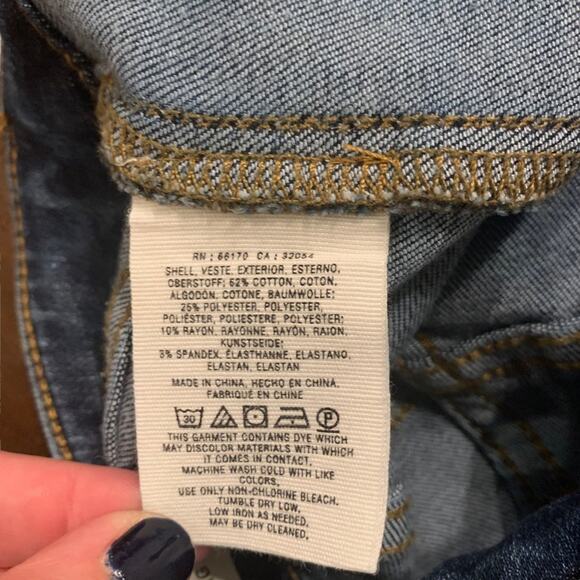 Pilcro and the Letterpress Anthropologie Womens High Rise Denim Leggings 25 - Picture 6 of 7